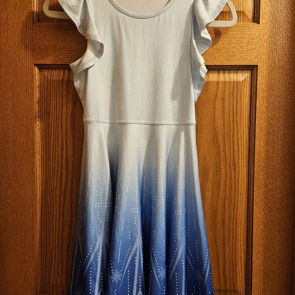 Blue and White Kids Dress